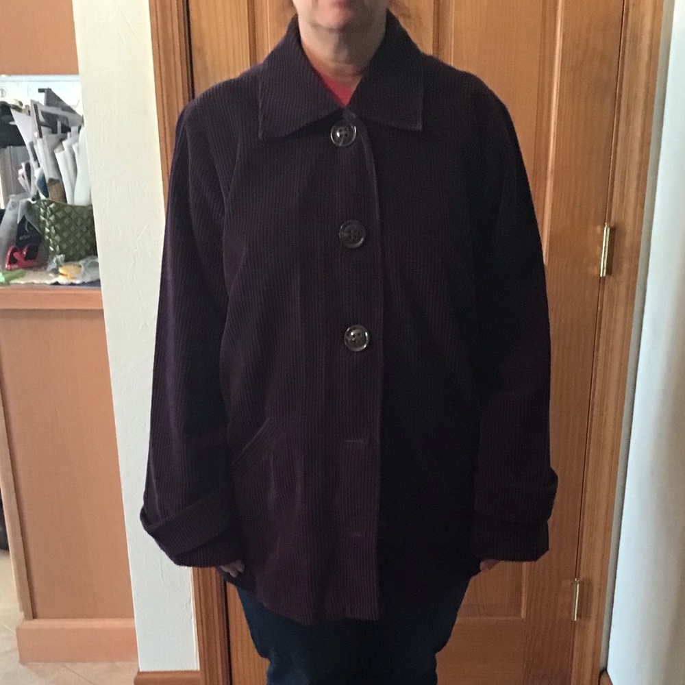 Eggplant Women’s 2X Fall Jacket